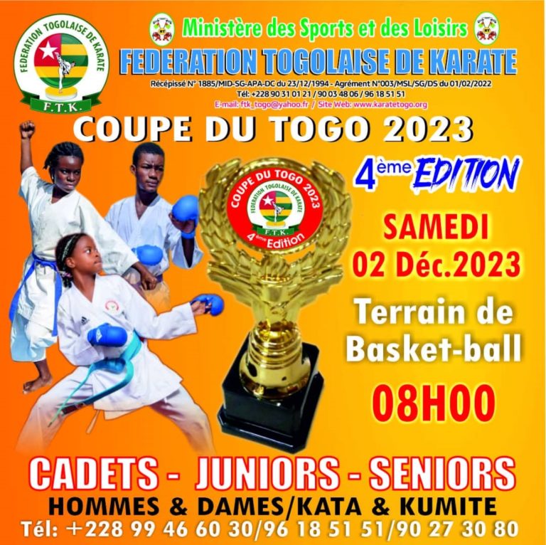 Organisation de la COUPE DU TOGO – Edition 2023